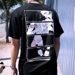 Anime 4 Panel T-Shirt